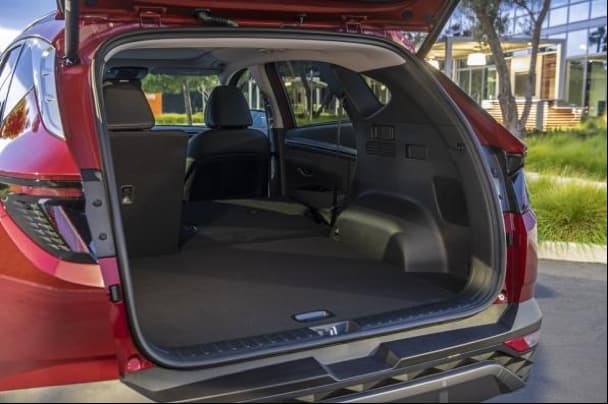 Espacio de la maleta en la Hyundai Tucson 2022